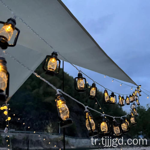 LED kamp gazyağı şişesi ışık ipi